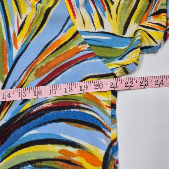 Jams World Colorful Abstract Print Top Tunic Women's Size Medium - Picture 10 of 12
